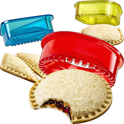 SAVOYcHEF Sandwich cutter and Sealer - Decruster Sandwich Maker - cut and Seal - great for Lunchbox and Bento Box - Boys and gir