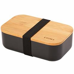 EOIMS Original Design Bento Lunch Boxes for AdultsKids,Leak-Proof Japanese Bamboo Lunch Box with Divider Microwave,Dishwasher & 