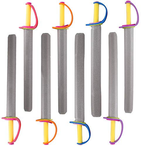 Liberty Imports 26" Giant Pirate Foam Swords Large Toy Set - Kids Birthday Party Activities, Event Favors (8 Pack)