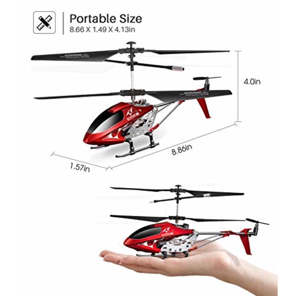 SYMA Remote Control Helicopter, S107H-E Aircraft with Altitude Hold, One Key take Off/Landing, 3.5 Channel, Gyro Stabilizer and 