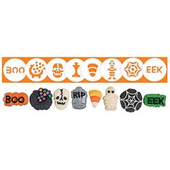 impress bakeware halloween two 8 disk set for cookie presses