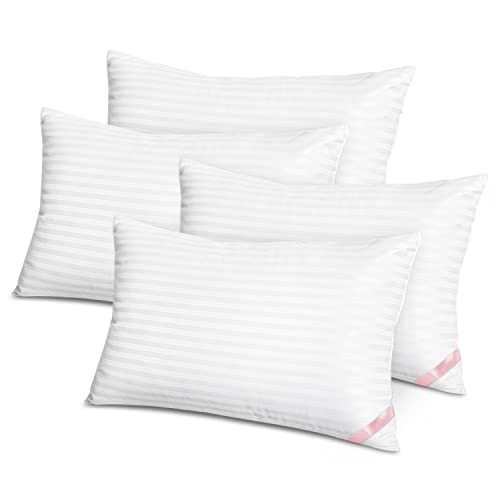 EIUE Bed Pillows for Sleeping 4 Pack Queen Size,Pillows for Side