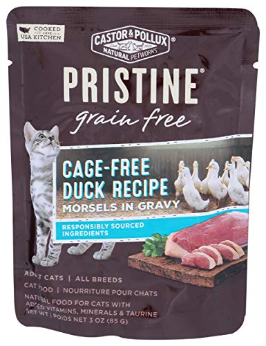 CASTOR & POLLUX Duck Recipe Pristine Cat Food, 3 OZ