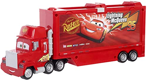 Disney Cars Toys Disney and Pixar Cars Track Talkers Chat & Haul Mack Vehicle, 17-inch Talking Movie Toy Truck with Lights & Sounds, Gift for Kid