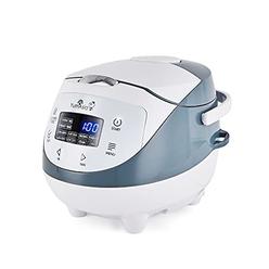 Yum Asia YumAsia Panda Mini Rice Cooker With Ninja Ceramic Bowl and Advanced Fuzzy Logic (3.5 cup, 0.63 litre) 4 Rice Cooking Functions, 