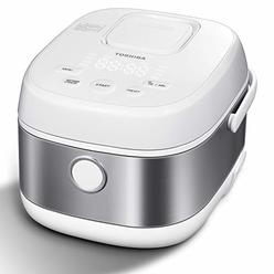 Toshiba Low Carb Digital Programmable Multi-functional Rice Cooker, Slow Cooker, Steamer & Warmer, 5.5 Cups Uncooked with Fuzzy 