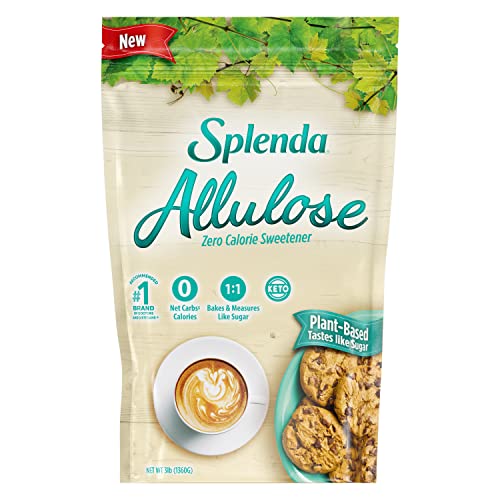 Splenda Allulose, Plant Based Zero calorie Sweetener For Baking & Beverages In Resealable Pouch (3 Pound Pouch)