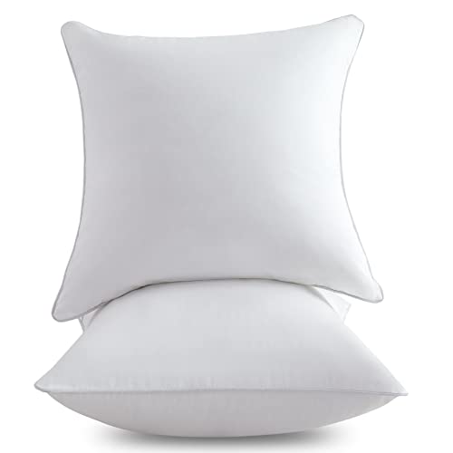 FavriQ 18 x 18 Throw Pillow Inserts with 100% cotton cover Square