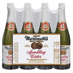 Martinelli Sparkling Apple cider, 254 ozBottles, 4 pk