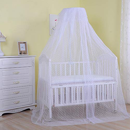 Cdycam Pesp Cdycam Baby Infant Toddler Bed Dome Cots Mosquito Netting Hanging Bed Net Mosquito Bar Frame Palace-Style Crib Bedding Set