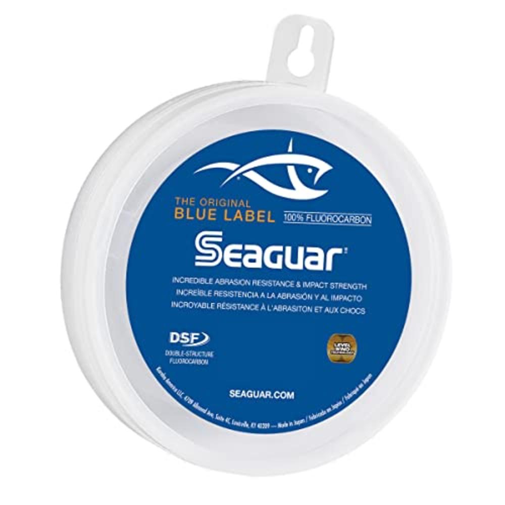 Seaguar Blue Label 100% Fluorocarbon Leader (DSF) 100yd 25lb, Clear