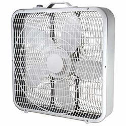 Comfort Zone CZ200A 20" 3-Speed Box Fan for Full-Force Air Circulation