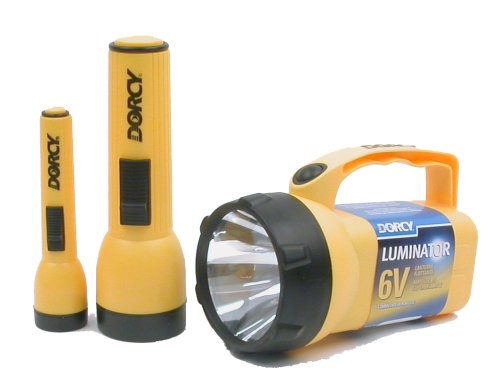 Dorcy 41-2865 Luminator Flashlight Combo with Batteries 3-Pack