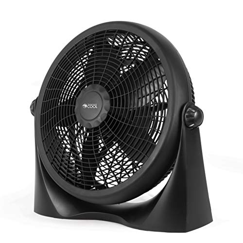 Commercial Cool 16" High Velocity Floor Fan, 16 Inch Black