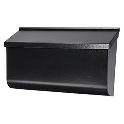 gibraltar mailboxes woodlands medium capacity galvanized steel black, wall-mount mailbox, l4010wb0,textured black