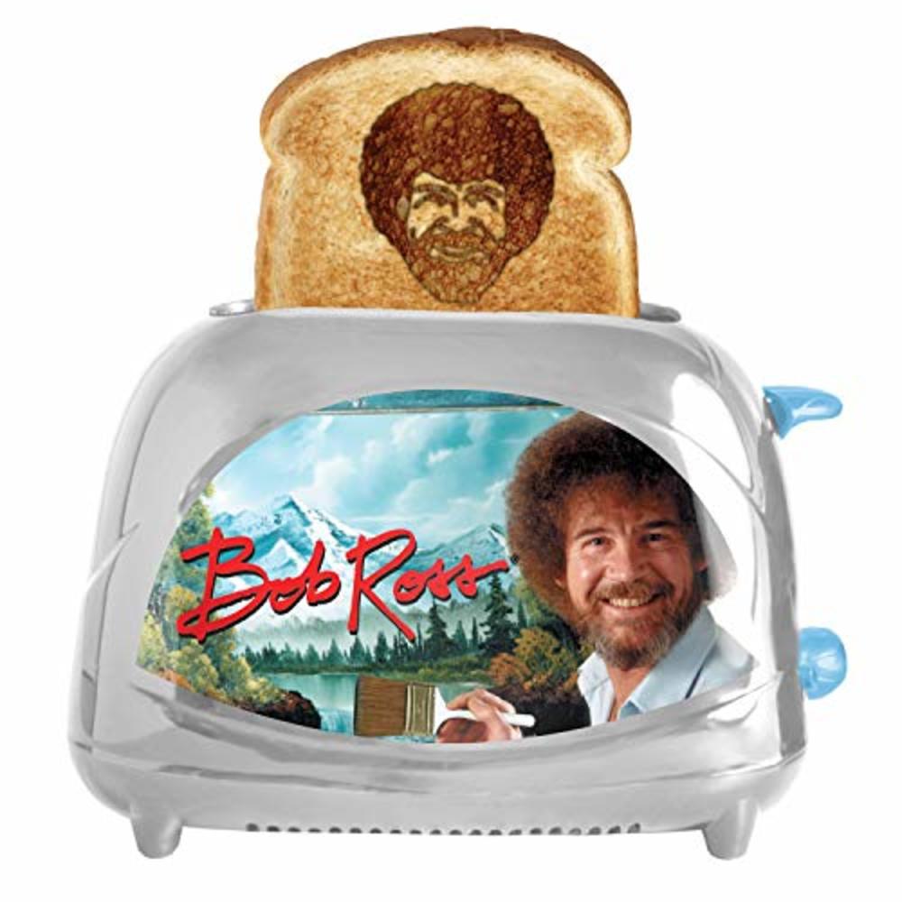 BobRoss Bob Ross Toaster - Toasts Bobs Iconic Face onto Your Toast