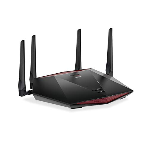 NETgEAR Nighthawk Pro gaming WiFi 6 Router (XR1000) 6-Stream AX5400 Wireless Speed (up to 54gbps)  DumaOS 30 Optimizes Lag-Free 