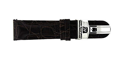 Joe Rodeo genuine Leather 24mm Black Watch Band