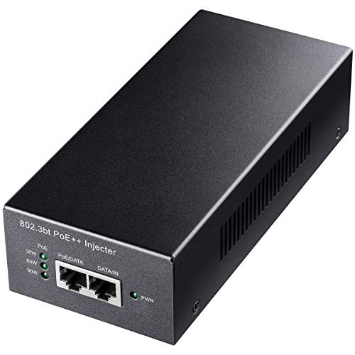 cudy POE400 90W gigabit Ultra PoE++ Injector Adapter, IEEE 8023 bt 8023at8023af compliant, Up to 90W Ultra Power Supply, 1010010