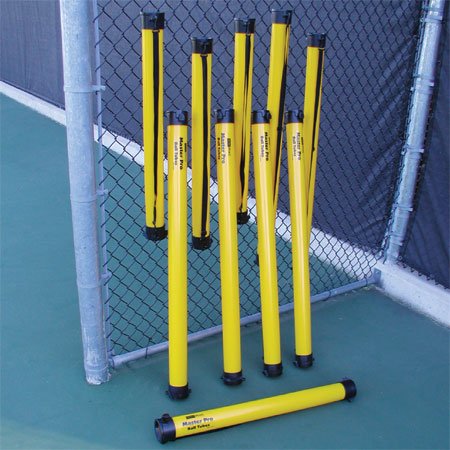 Oncourt Offcourt Tennis Masterpro Ball Tube - Easiest Way to Pick Up Tennis BallsShoulder Strap Included (15 Balls)