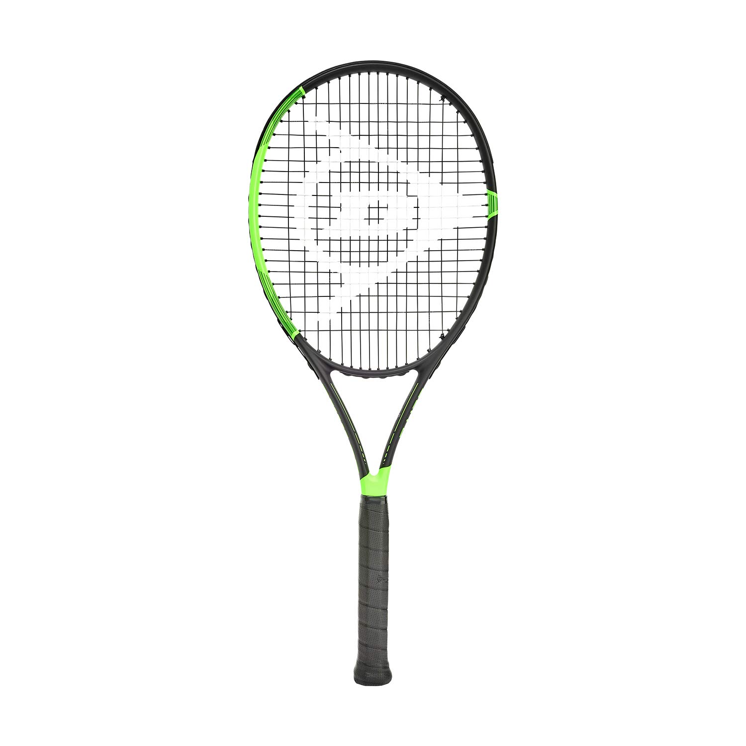 Dunlop Sports Elite 270 Pre-Strung Tennis Racket, 14 grip, Blackgreen