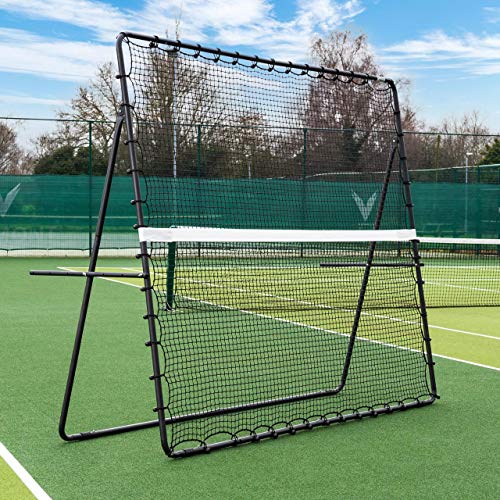 Net World Sports RapidFire Mega Tennis Rebounder - groundstroke & Volleying Practice (Small Or Large) (Large (7ft x 8ft))