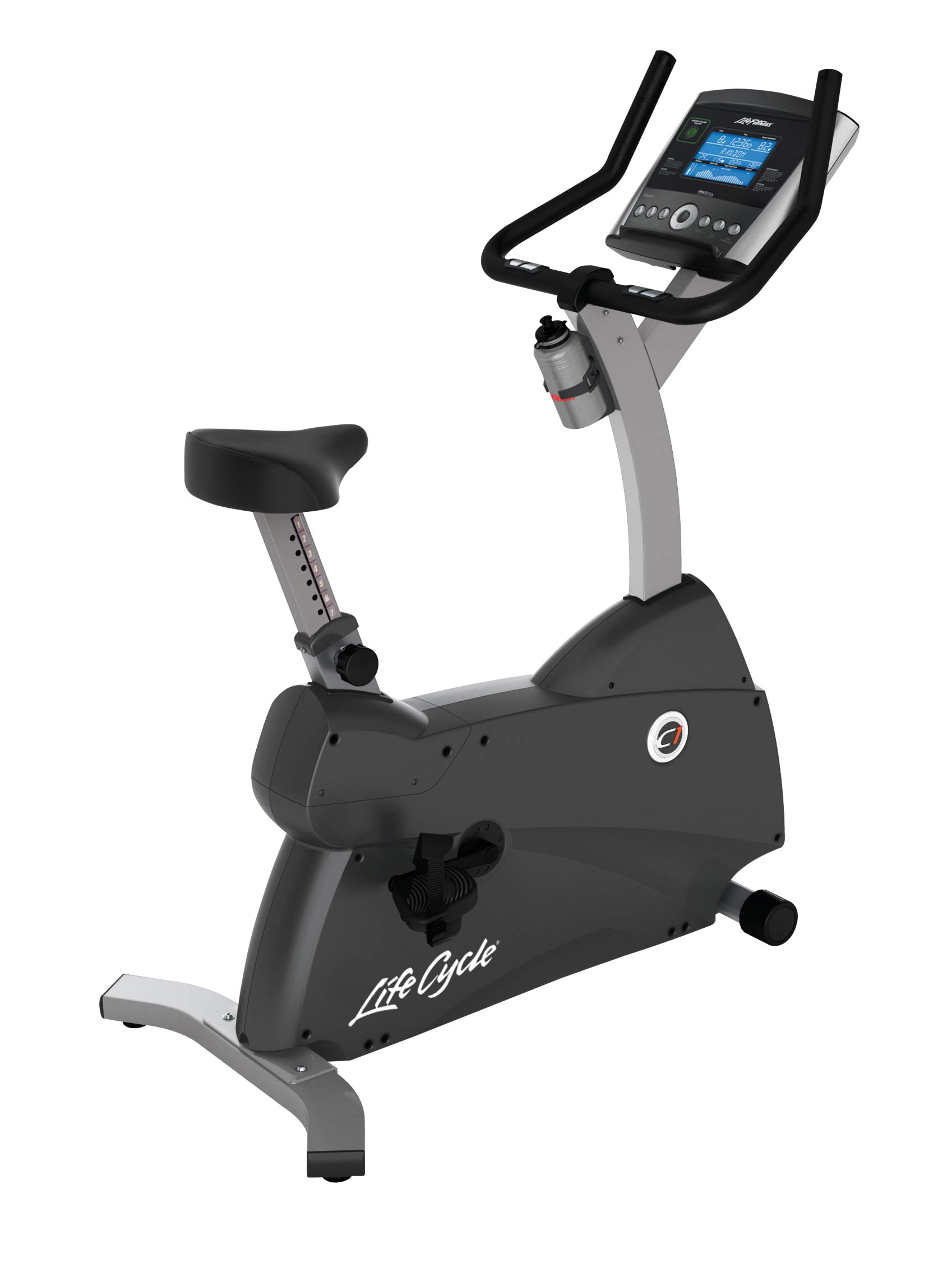 Life Fitness c1 Upright Indoor cycling Exercise Bike with go console
