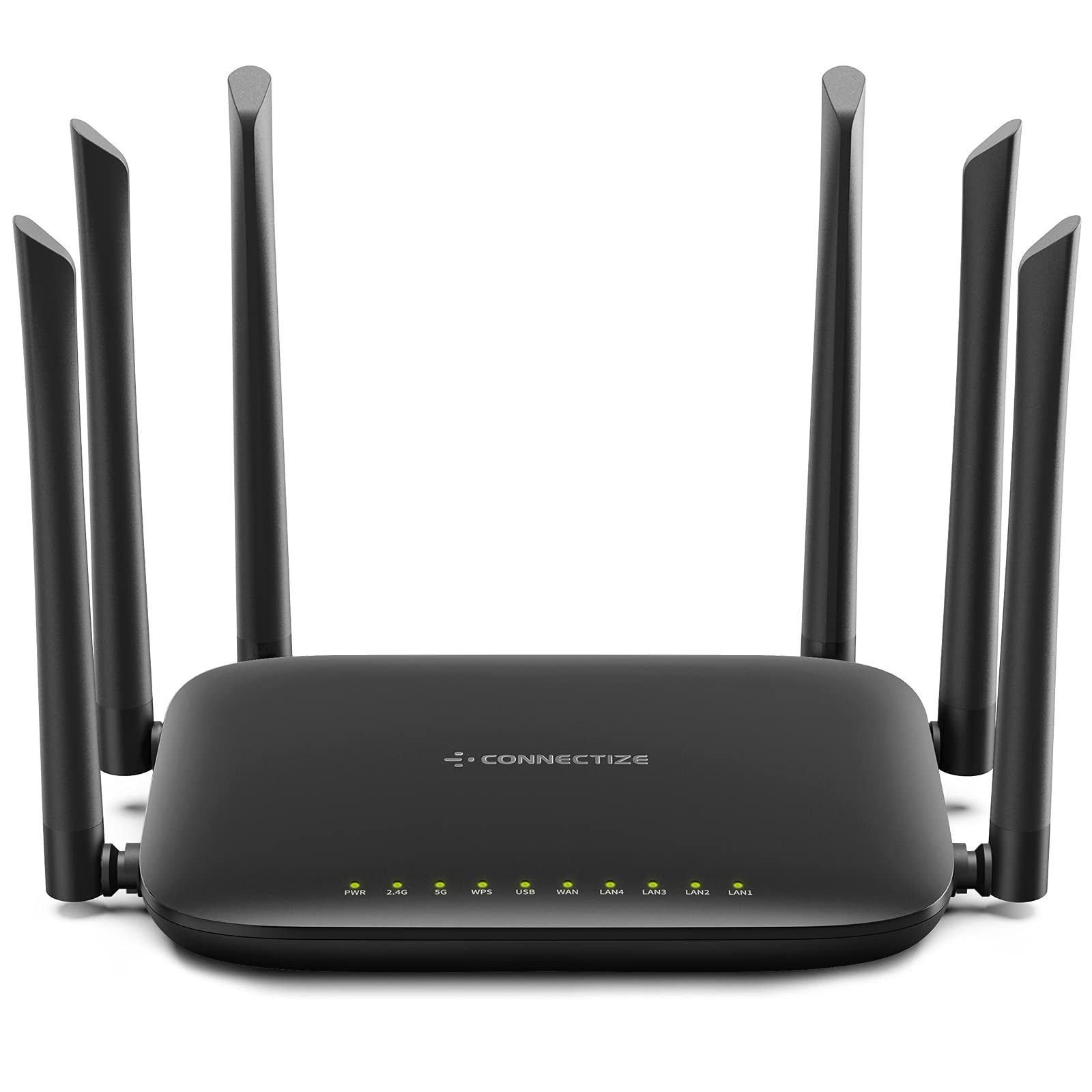 montering Manners Undskyld mig connectize G6 gigabit WiFi Router, Ac2100 Dual Band High Speed Wireless  Router for Home & gaming, 6 Antennas, MU-MIMO for Superb 2300 SqFt cov