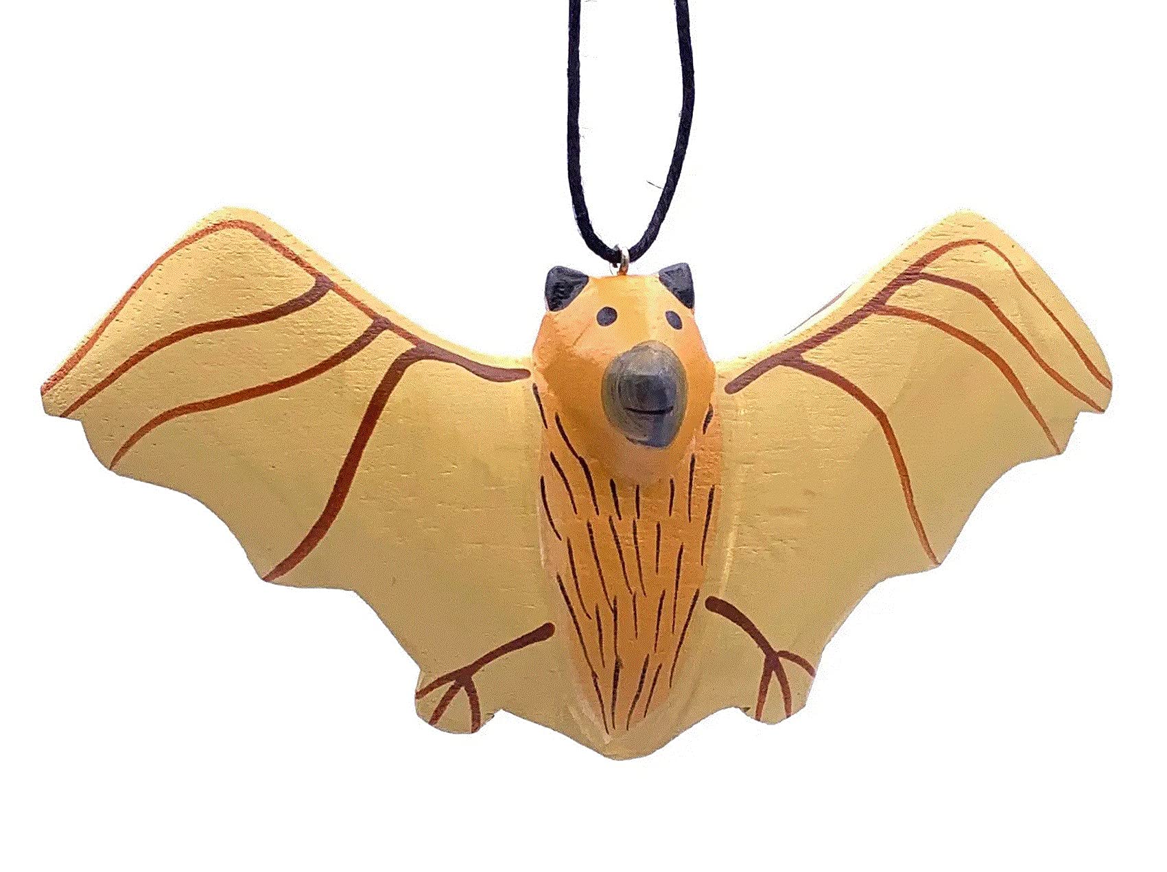 christmas Market Orn Flying Bat Balsa Wood Hanging Ornament by christmas Market Ornaments