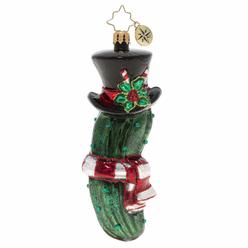 christopher Radko Hand-crafted European glass christmas Ornament, The christmas Pickle