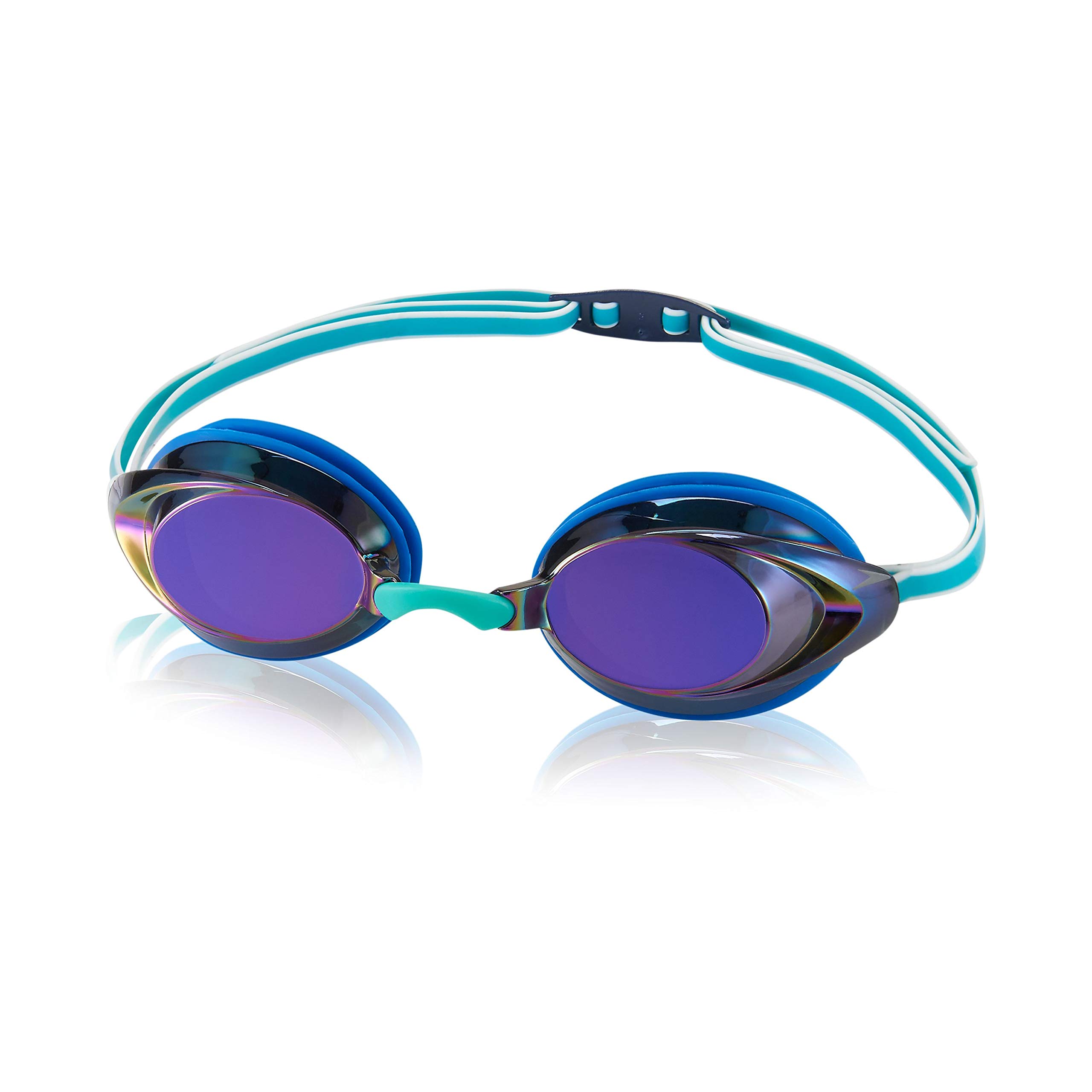 Speedo Unisex-child Swim goggles Vanquisher 20 Junior Mirrored BlueIris