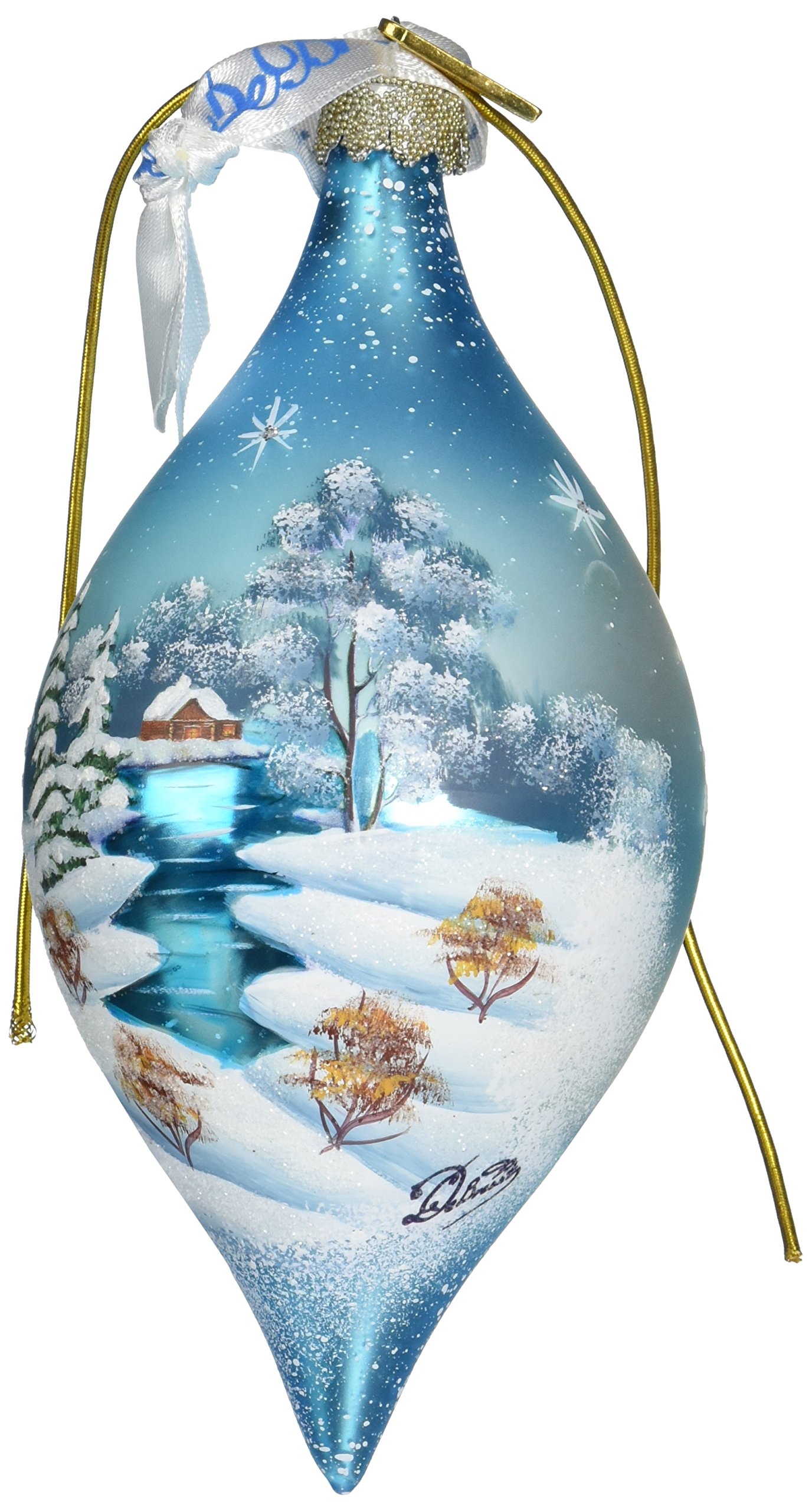 g Debrekht Winterl& glass Ornament Drop, 55