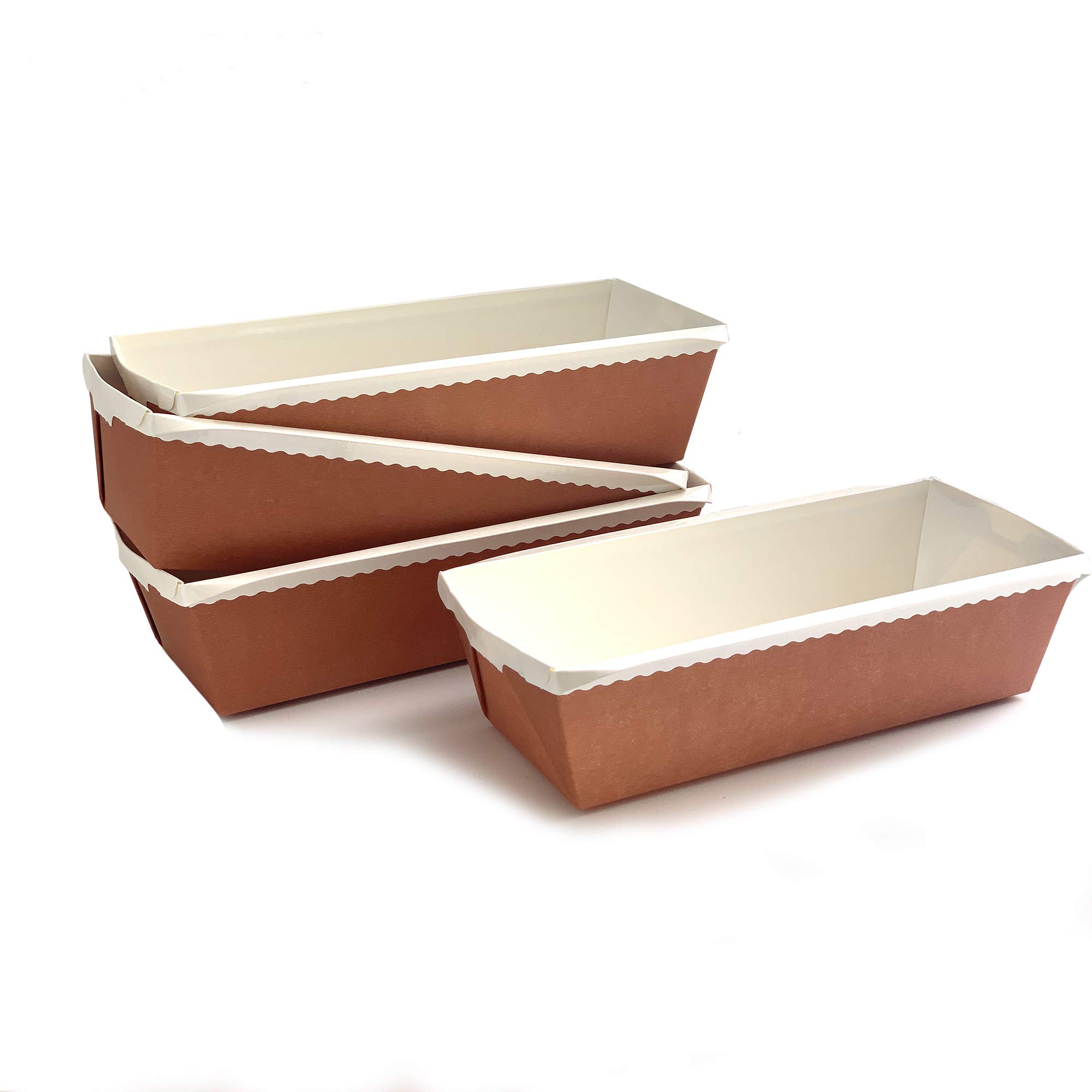 PaperMi Paper Baking Pans Disposable Paper Loaf Pan 24ct