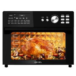 OIMIS Air Fryer Oven OIMIS,32QT X-Large Air Fryer Toaster Oven Stainless Steel Air Fryer Rotisserie Oven combo 21 in 1 countertop Oven