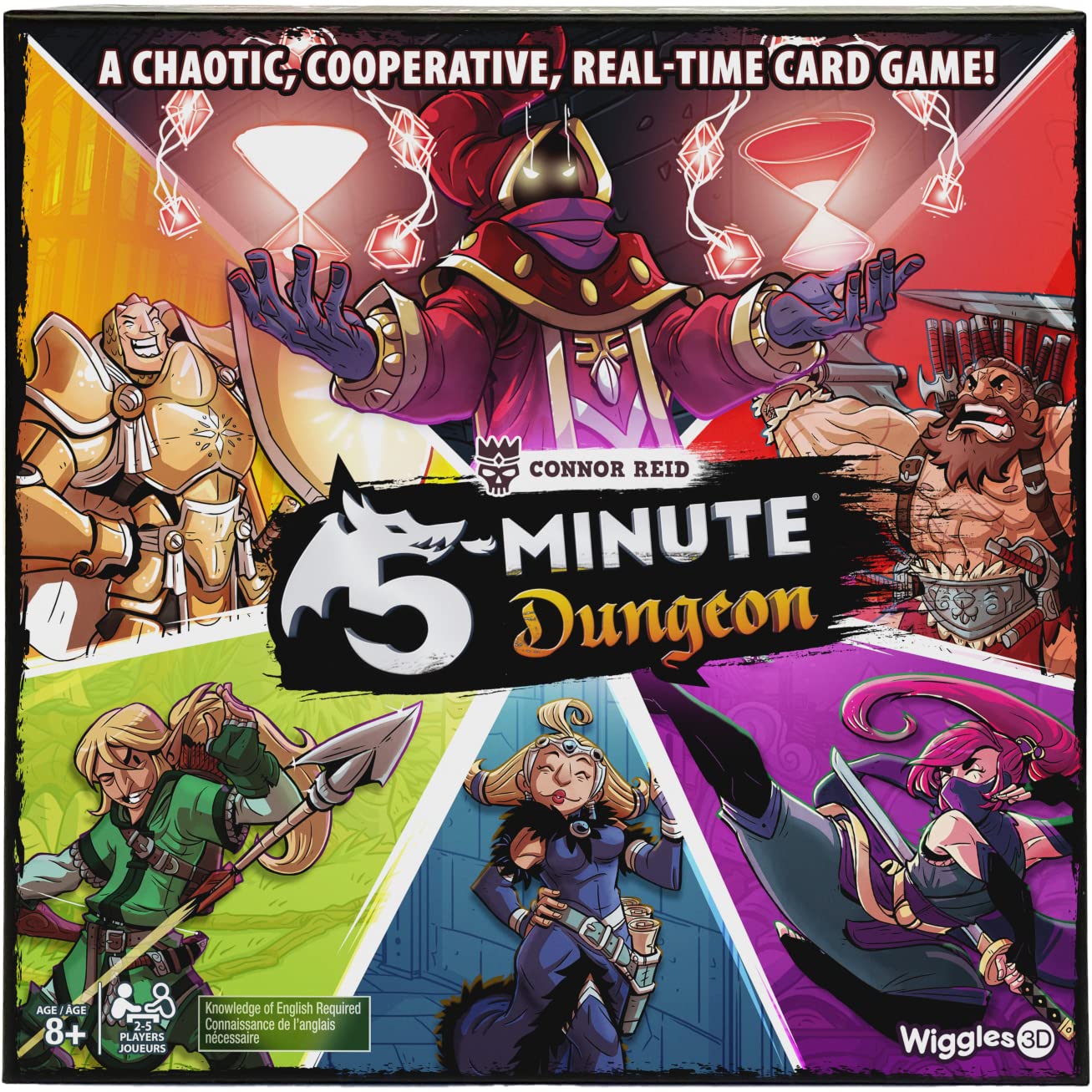 Wiggles 3D 5-Minute Dungeon by Wiggles 3D  A chaotic, co-Operative, Real-time card game  Fast-Paced Board game  for Families, Ages 8 & up  