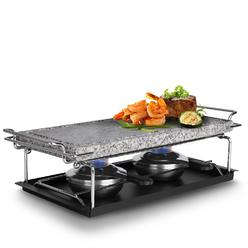 Artestia Stone Raclette Table grill Smokeless Korean BBQ grill Indoor Outdoor grill Removable Natural cooking Stone Fast Heating