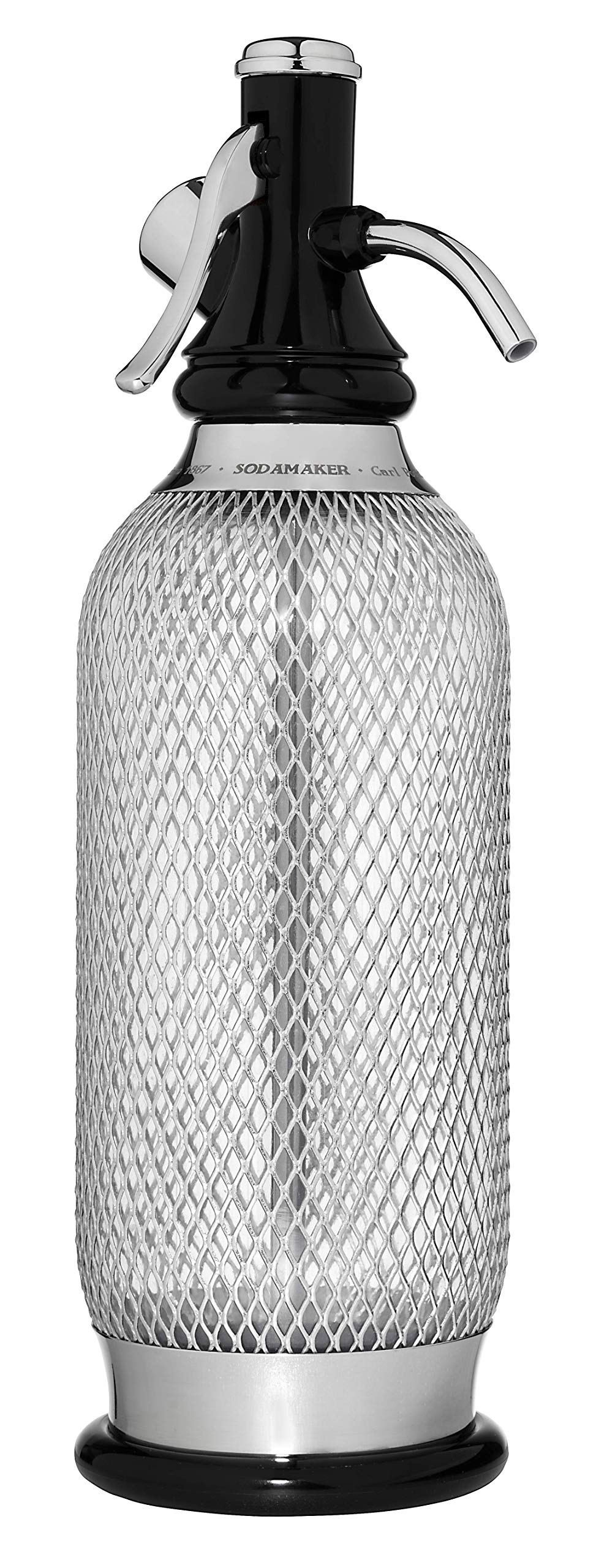 iSi North America iSi classic MeshSodamaker for Making carbonating Beverages, 1 Quart, Stainless Steel