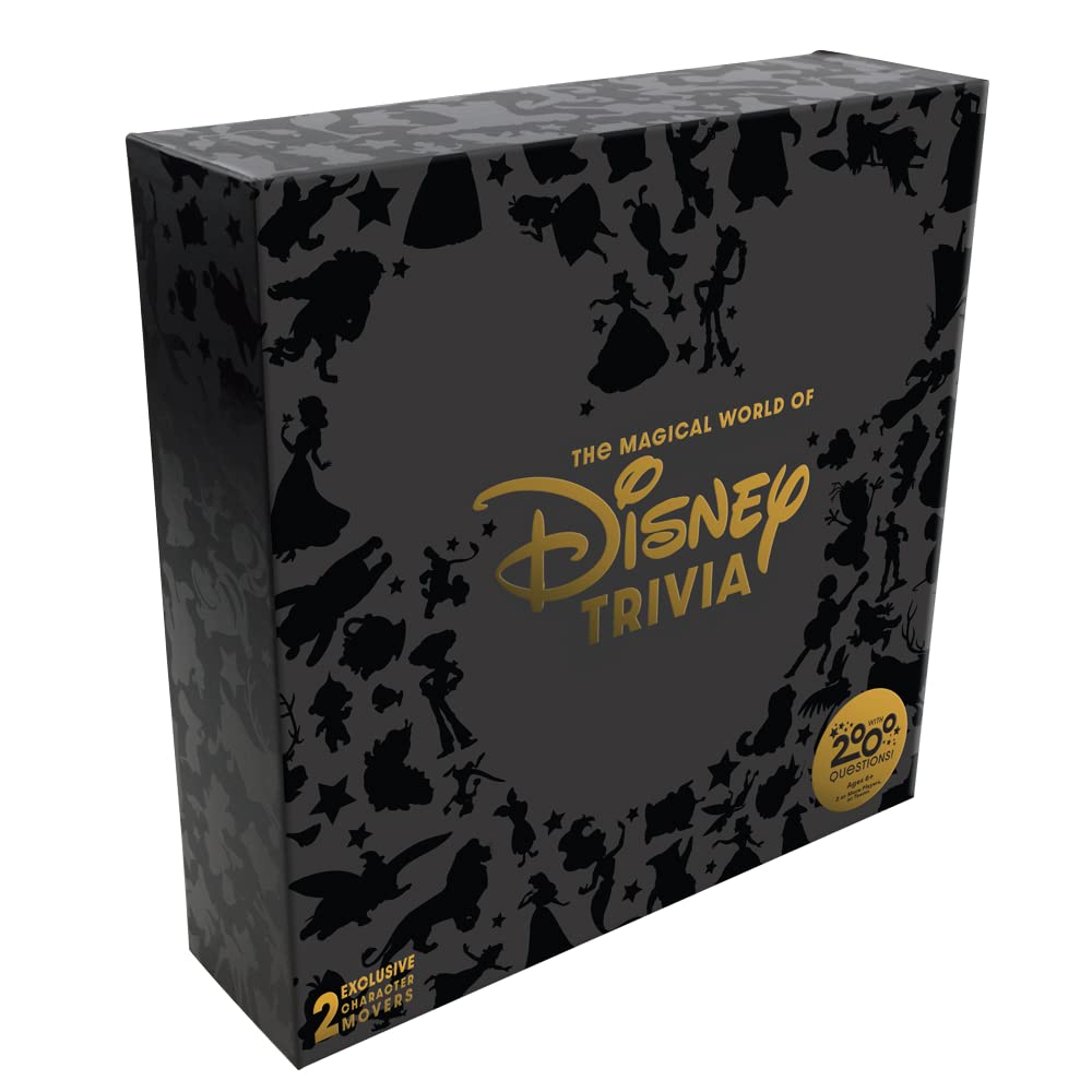 PlayMonster The Magical World of Disney Trivia - Exclusive w 2 Extra charactersPlayers -- 2,000 Questions -- Special cards for children to P