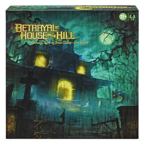 Hasbro gaming Avalon Hill Betrayal at The House on The Hill Second Edition cooperative Board game, Ages 12 and Up, 3-6 Players,