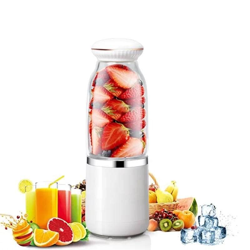 KPS Variety KPAS Variety 16 Oz Personal Size Blender Bottle, Juicer cup for Juice, Smoothies and Shakes, 4000mAh USB portable blender with S