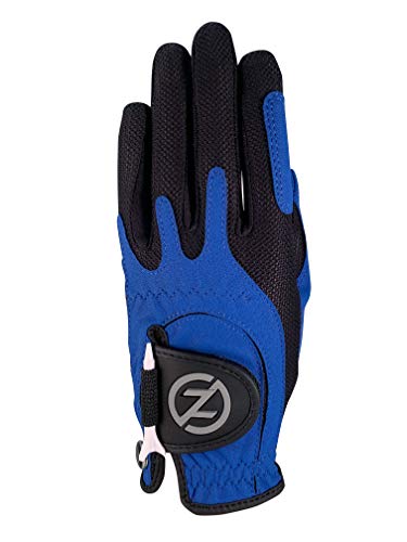 Zero Friction Junior Golf Gloves, Left Hand, One Size Golf, Blue