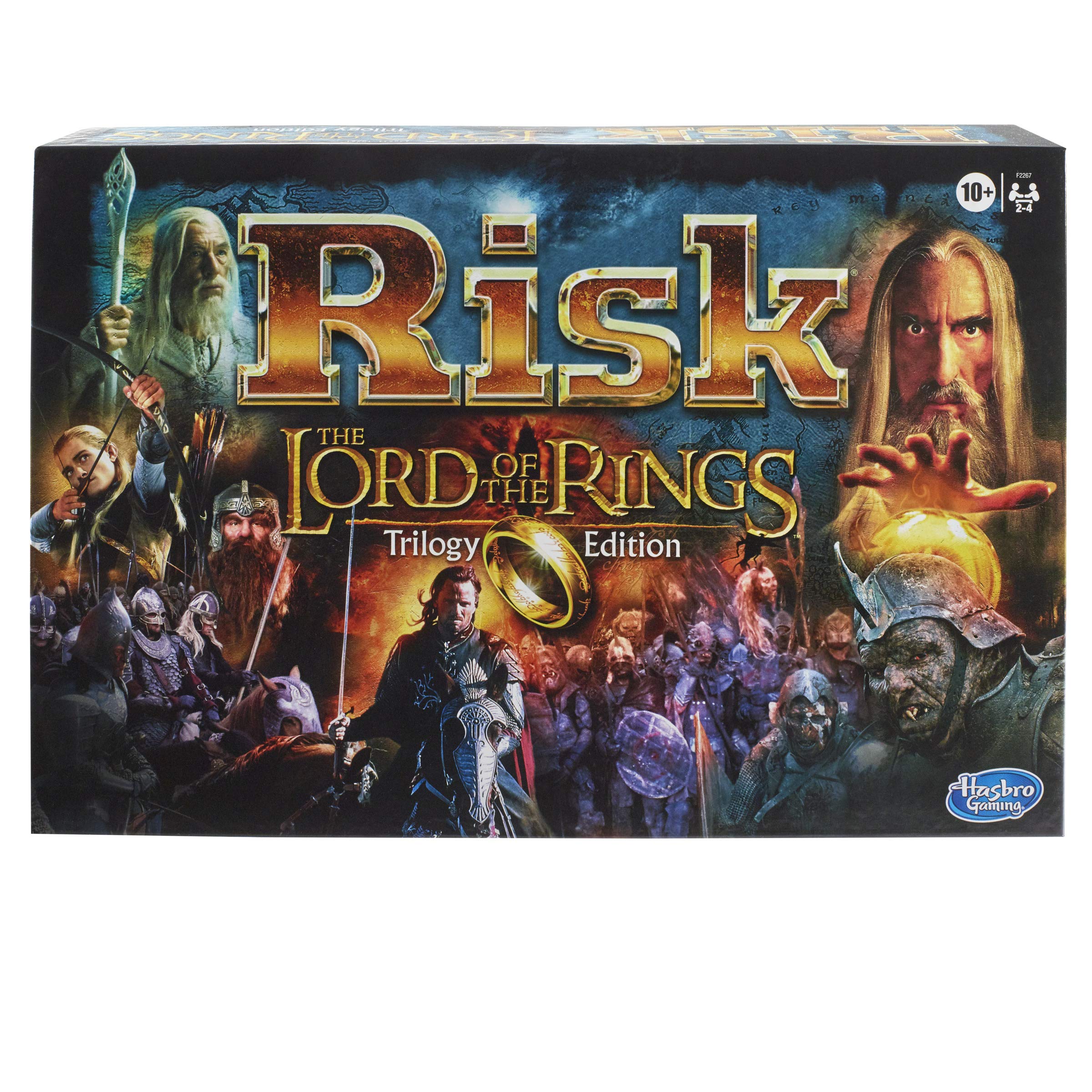 Hasbro Risk: The Lord of The Rings Trilogy Edition Strategy Board game, Family Board games, Ages 10 and Up, for 2-4 Players ( Exclusive