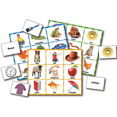 Learning Journey Int'l The Learning Journey: Match It! Bingo - Picture Word - Reading Game for Preschool and Kindergarten 36 Picture Word Cards, 9.5" H
