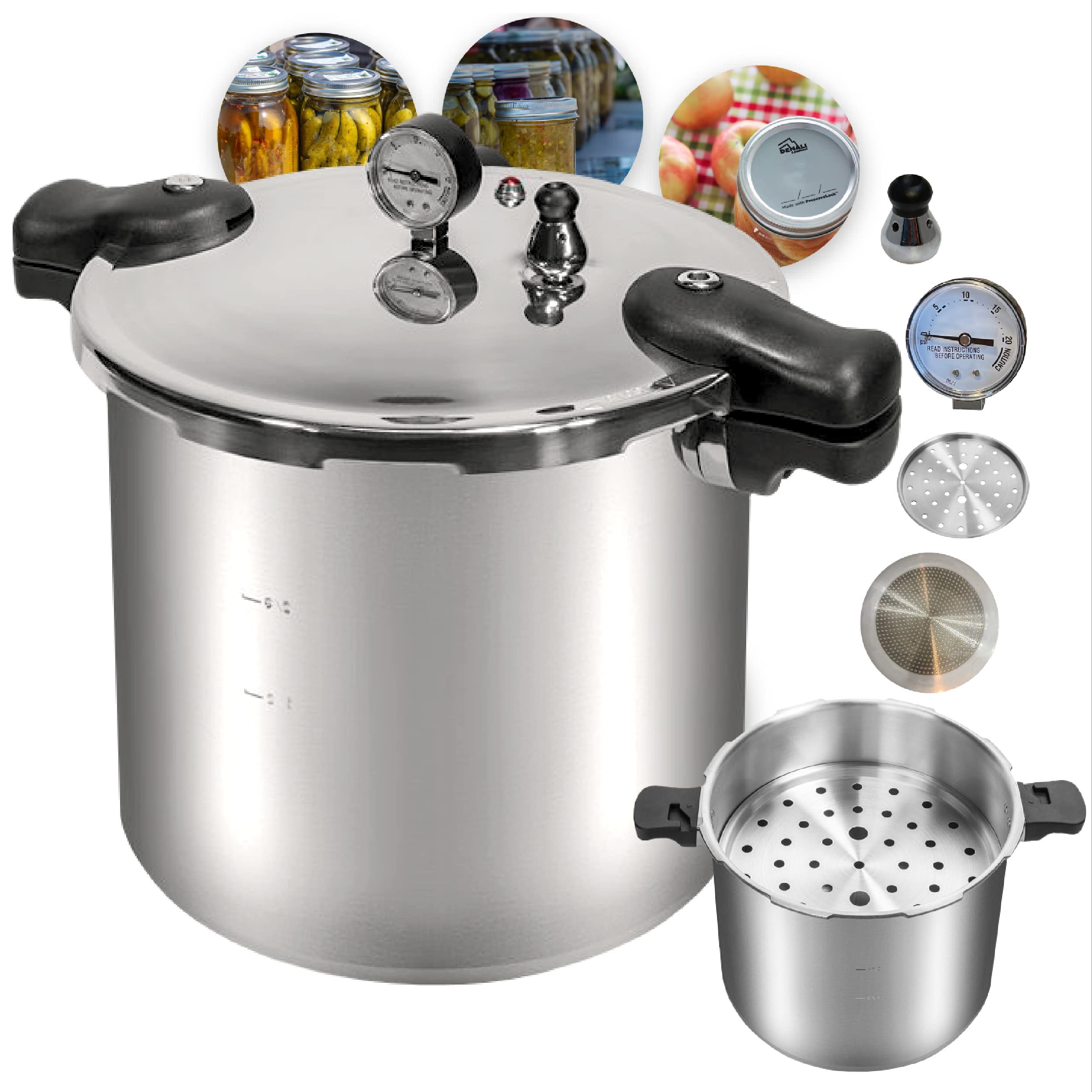 Denali canning Denali Canning 23 Quart Pressure Canner Cooker