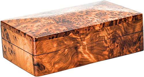 Bazaardi Hand Carved Wooden Multipurpose Keepsake Jewelry Decorative Art Box Storage Organizer ( Large wood Box ,Antique ) (Larg