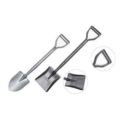 chenghao 2 pcs handle shovels mini spade shovel with shovels for digging - all metal shovel square point shovel - steel shove