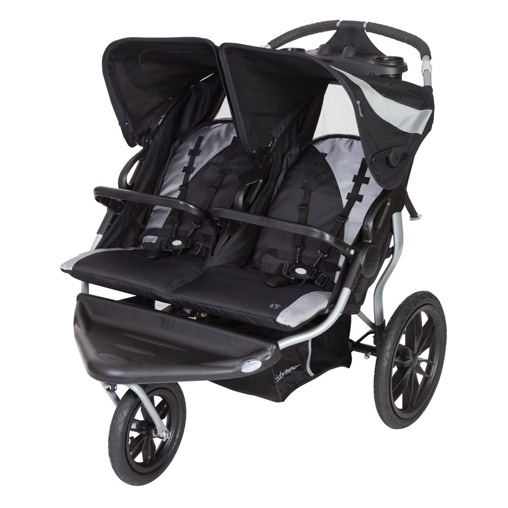 Baby Trend Navigator Lite Double Jogger Stroller, Europa, 1 count (Pack of 1)
