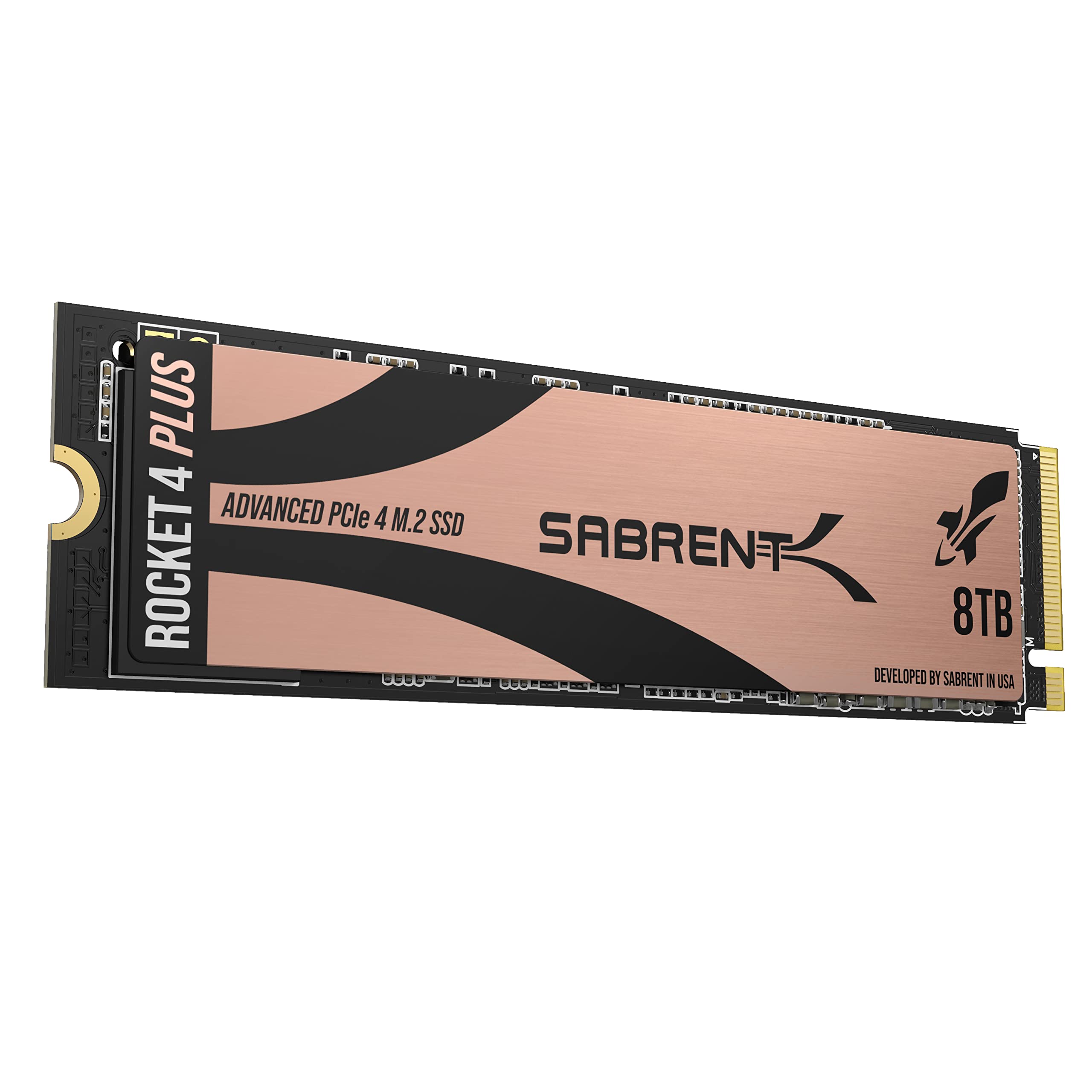 SABRENT 8TB Rocket 4 Plus NVMe 40 gen4 PcIe M2 Internal SSD Extreme Performance Solid State Drive RW 71006600MBs (SB-RKT4P-8TB)