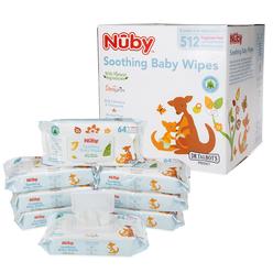 Nubys Soothing Ultra Premium Baby Wipes Naturally Inspired with chamomile, Aloe, and citroganix, Fragrance Free, Extra T