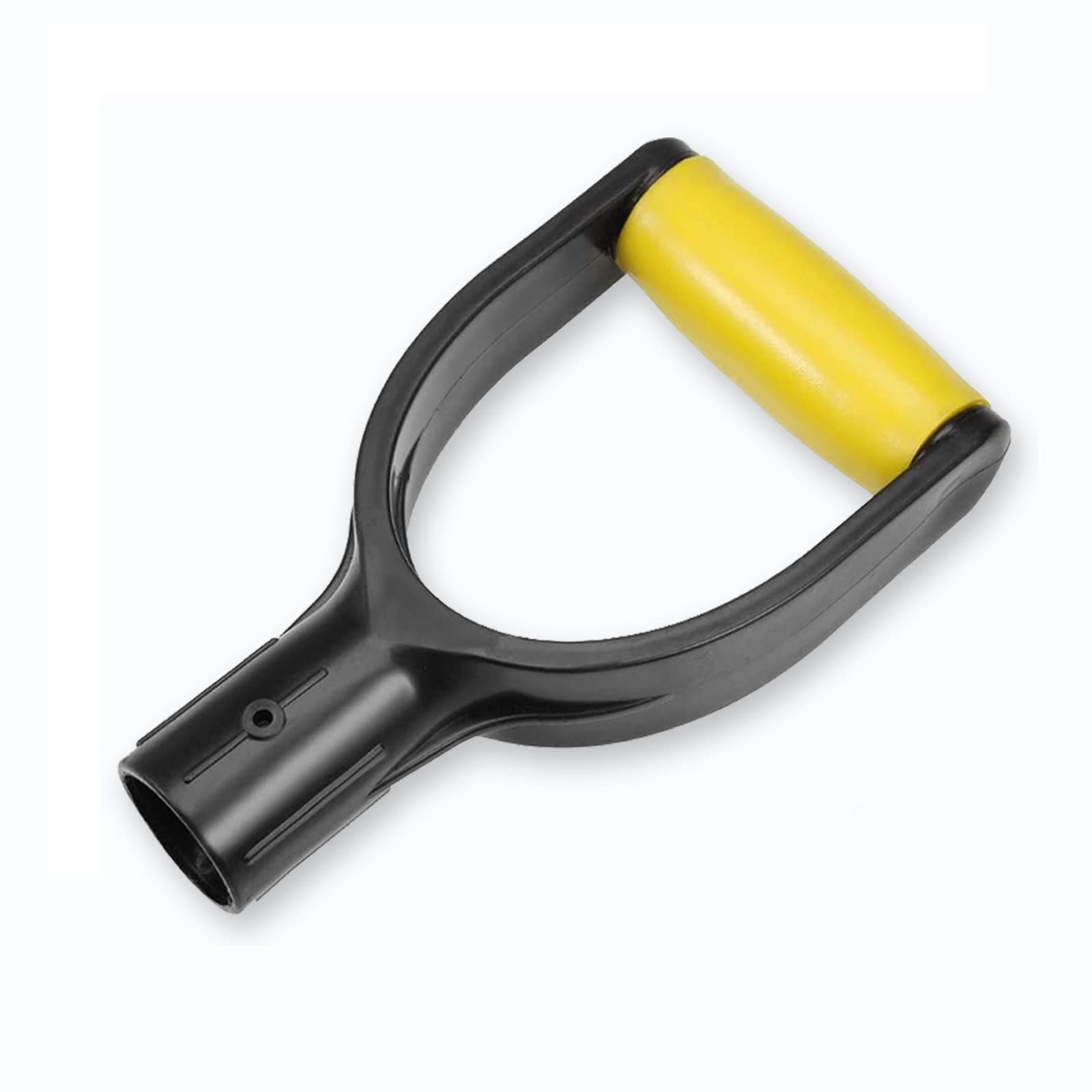 WORAMUK Plastic Spade Handle Shovel D grip Handle, 32mm Inner Diameter Spade Snow Shovel Handle, Spade Snow Scoop Digging Raking Tools H
